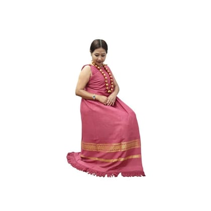 PINK KHASI RYNDIA JAINSEM (ERI SILK)
