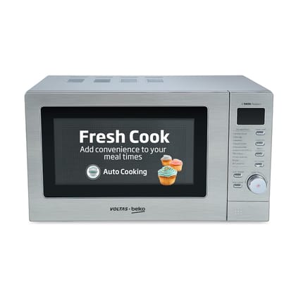 Voltas Beko 20 L Convection Microwave Oven, 10 power levels (MC20SD, Silver) Voltas Beko 20 L Convection Microwave Oven, 10 power levels (MC20SD, Silver) - Silver