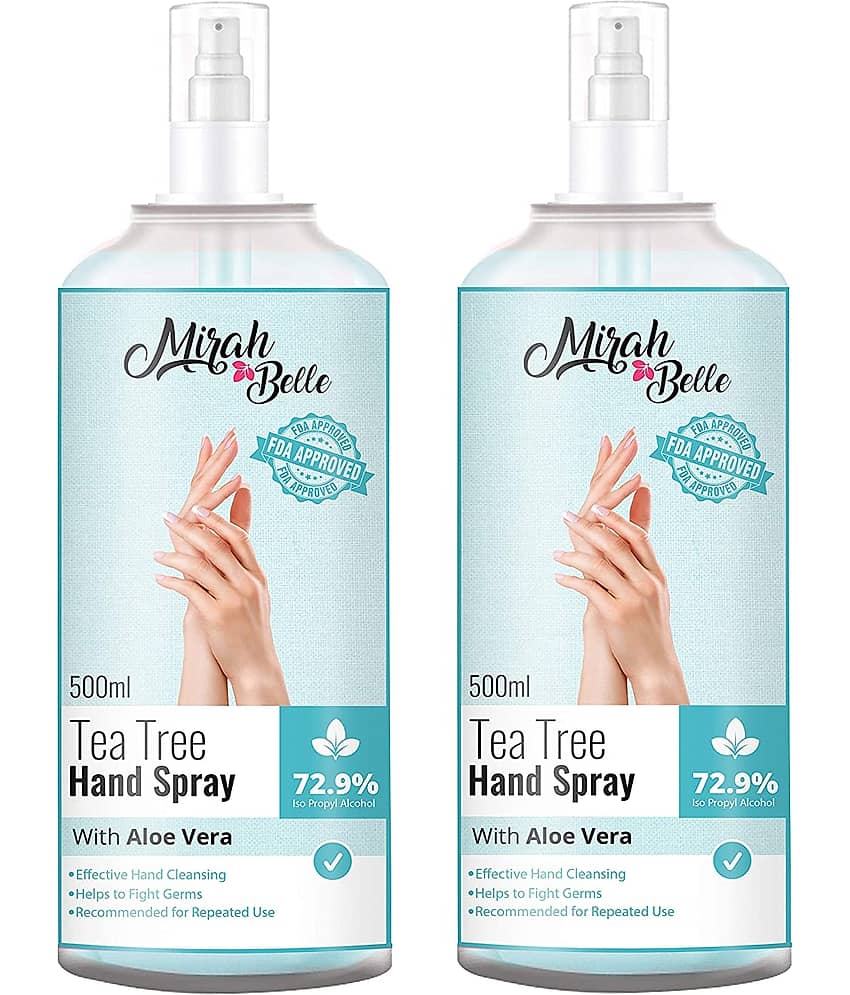 Mirah Belle - Tea Tree Hand Rub Sanitizer 500 mL (Pack of 2)