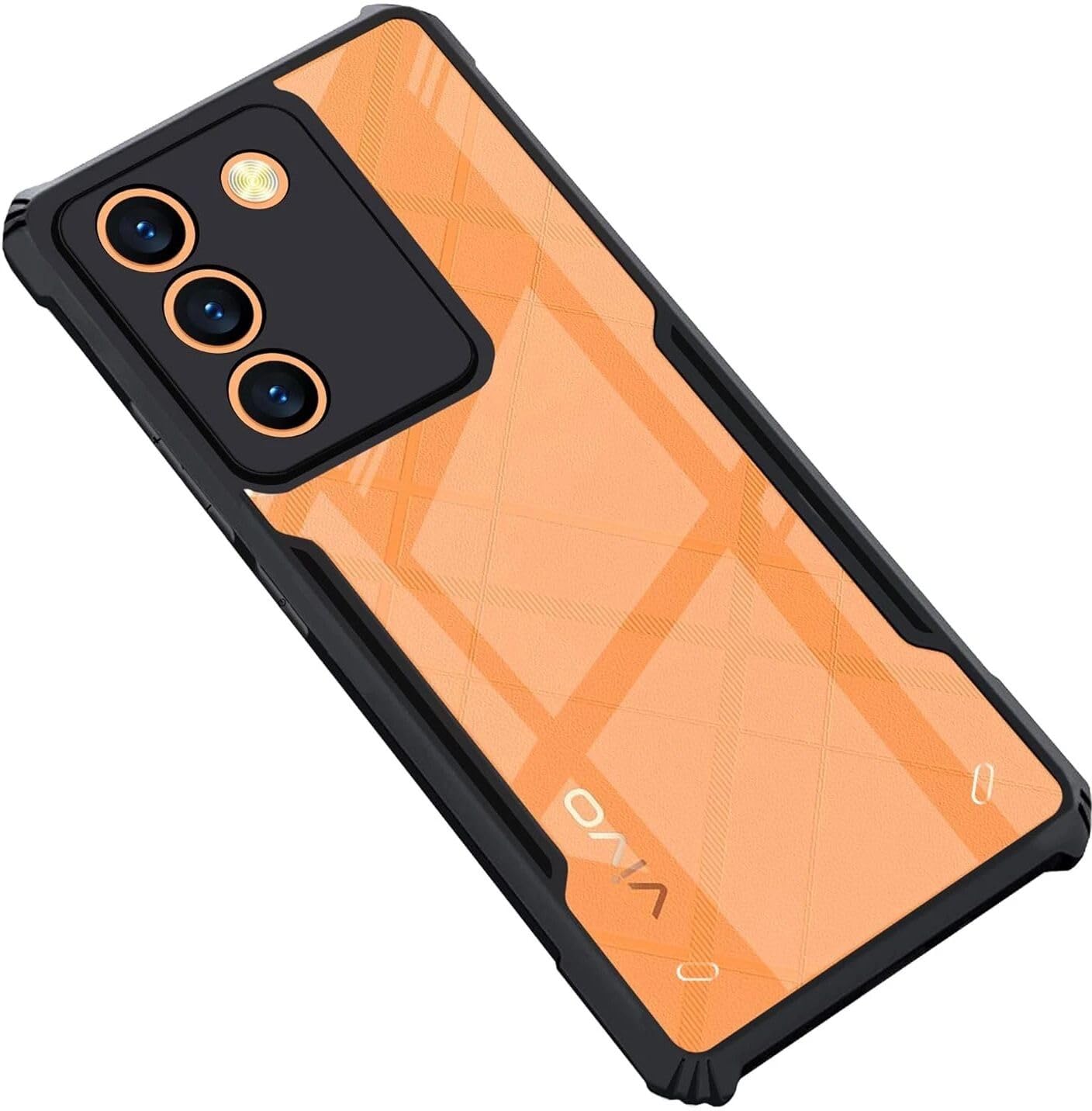 PLUGTECH Slim Shockproof Case | Matte Black Soft | Drop Protection | Precise Cutouts | Premium Mobile Cover for vivo T3 5G, Vivo Y200E