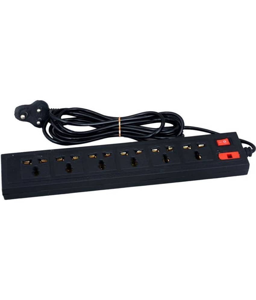 Rudra 6 socket extension board 6 Socket Extension Board