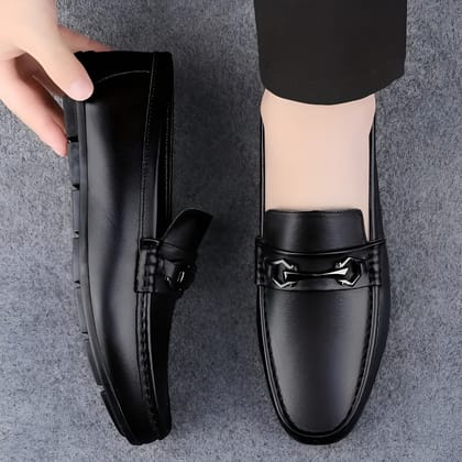 Latest Modern Professional Men Formal Loafers | Office & Corporate Wear | Comfortable Slip-On Design | Long-Lasting PVC Sole for Men & Boys