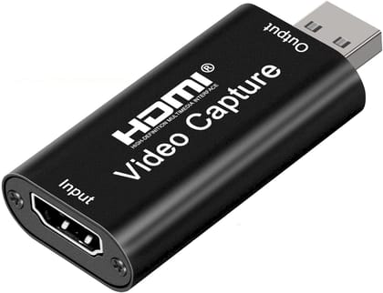 Audio Express AXHDCAP 4K HDMI Video Capture Card, Cam Link Card Game Audio Adapter HDMI to USB 2.0 Record Capture Device for Streaming, Live Broadcasting, Video Conference, Teaching, Gaming Black