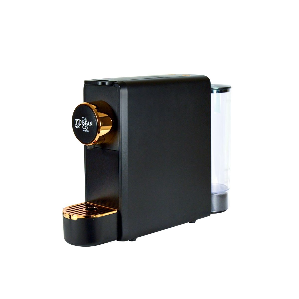 The Bean Co Roasters Coffee Capsule Machine | Espresso Coffee Maker | 19 Bar Pressure | Compatible with Nespresso Pods (Black)