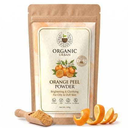 Organic Urban Orange Peel Powder | Peel Powder for Face Pack | 100 g
