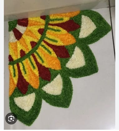 Cornar mat rangoli  1 ft