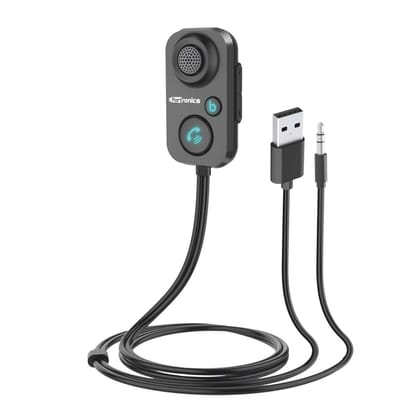 Portronics Auto12- Car Bluetooth Receiver with 3.5mm Aux