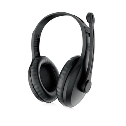 Intex Hero Multimedia Headphones | Adjustable Cushioned Headband | Dual 3.5mm Stereo Jacks for Calling & Audio | Comfortable Over-Ear Design | Lightweight Wired Headset for PC, Laptop & Music Intex Hero Multimedia Headphones | Adjustable Cushioned Headband | Dual 3.5mm Stereo Jacks for Calling & Audio | Comfortable Over-Ear Design | Lightweight Wired Headset for PC, Laptop & Music