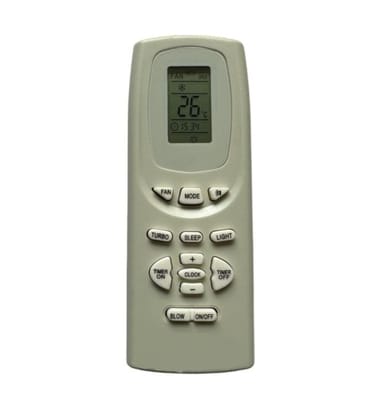 AC Remote No.19A No Backlight Godrej AC Remote Control (White)