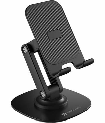 Portronics Foldable Mobile Stand for Smartphones and Tablets ( Yellow )