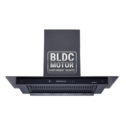 Elica 90cm 1600 m3/hr BLDC Filterless Autoclean Kitchen Chimney with FULL GRILL |15 Yrs Motor WARR |FLAT FL 900 MAX BLDC HAC LTW MS NERO | Black| 9 Speed Touch Control with RPM Display + Motion Sensor Elica 90cm 1600 m3/hr BLDC Filterless Autoclean Kitch