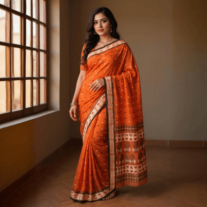 Bengal Traditional Cotton Tangail Saree Bengal Traditional Cotton Tangail Saree