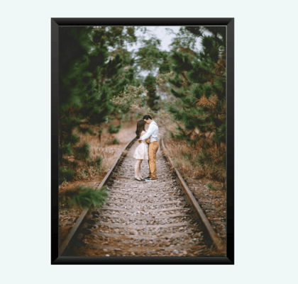NOKKES Customized Premium Print with Your Personalised Photos Frame Black Color(Size - 5X7 Inch) Home, Wall, Office Decor and Gifts NOKKES Customized Premium Print with Your Personalised Photos Frame Black Color(Size - 5X7 Inch) Home, Wall, Office Decor and Gifts