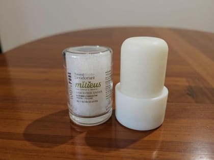 milieus Natural Crystal Deodorant ROLL-ON | Unisex | Odour Control |100% pure mineral salt milieus Natural Crystal Deodorant ROLL-ON | Unisex | Odour Control |100% pure mineral salt
