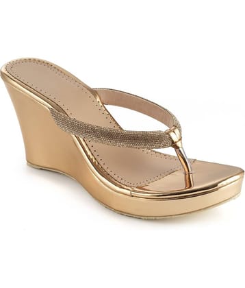 Stepee Gold Women's Sandal Heels