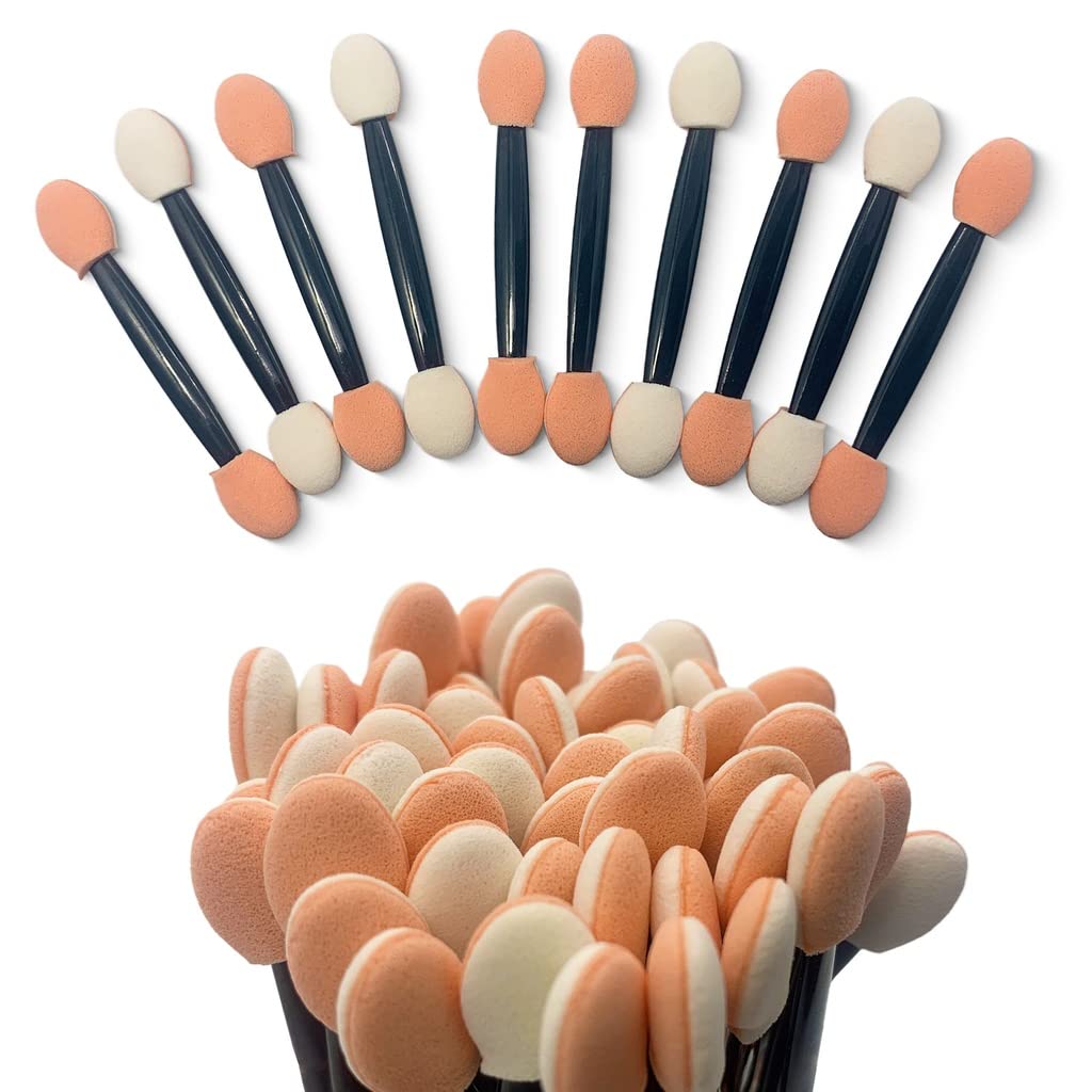 Elecsera 10 Pcs Eyeshadow Brushes Dual Sides Applicators (Pack of 10)