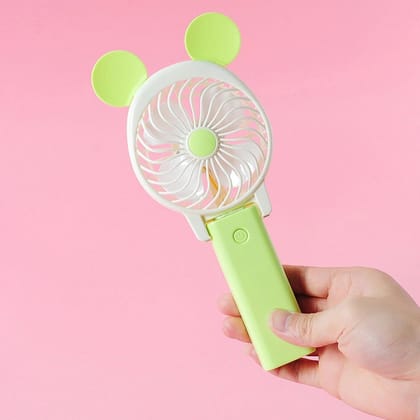 Mini Cartoon Style Fan used in all kinds of places including household and many more for producing fresh air purposes.(Battery Not Include)