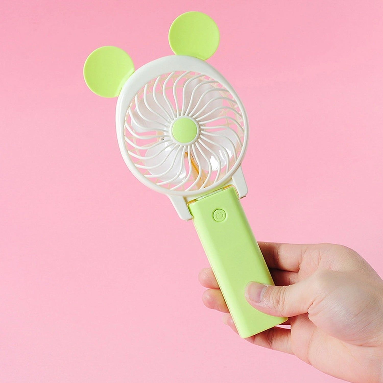 Mini Cartoon Style Fan used in all kinds of places including household and many more for producing fresh air purposes.(Battery Not Include)