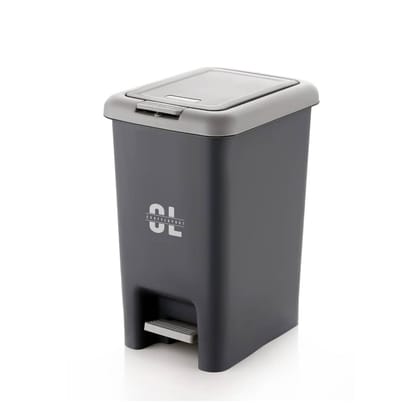 Craftlayout 6 Liters Trash Push Dustbin with Lid Craftlayout 6 Liters Trash Push Dustbin with Lid
