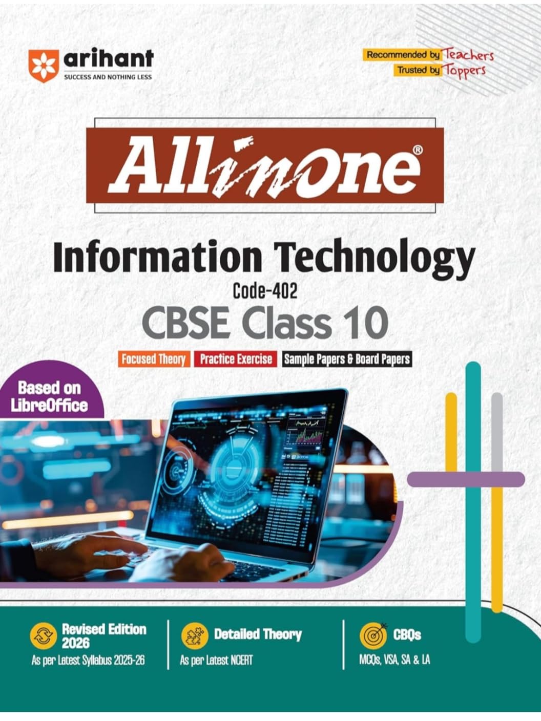 All In One Information Technology CBSE Class 10th Based On Latest NCERT For CBSE Exams 2025 | Mind map in each chapter | Clear & Concise Theory | Intext & Chapter Exercises | Sample Question Papers [Paperback] [Jan 01, 2024] arihant
