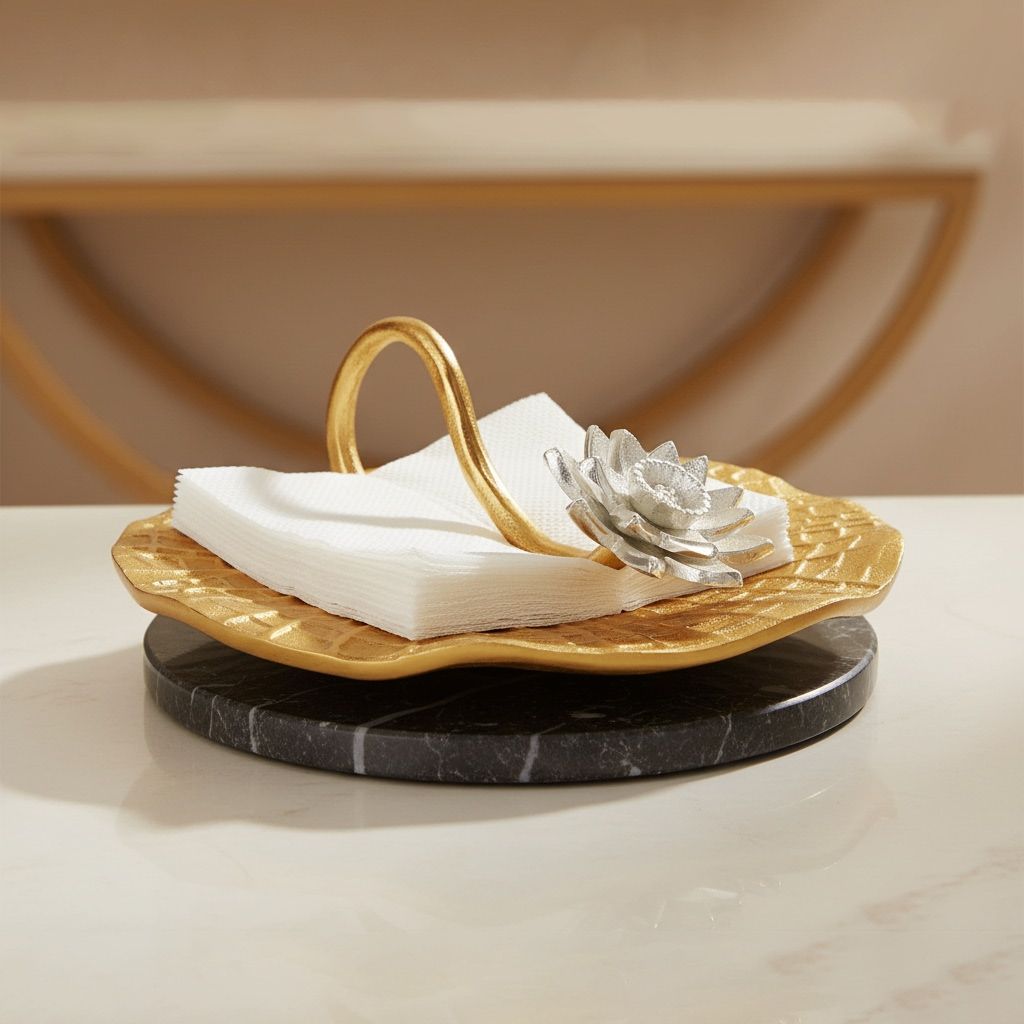Aluminium Decorative Napkin Holder (AMAS3263/9)