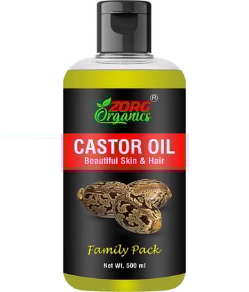 Zorg Organics Shine Enhancing Castor Oil 500 ml ( Pack of 1 )