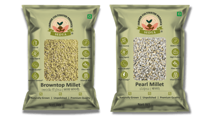 Sedya Two Millet Combo Browntop & Pearl Millet 2x500g