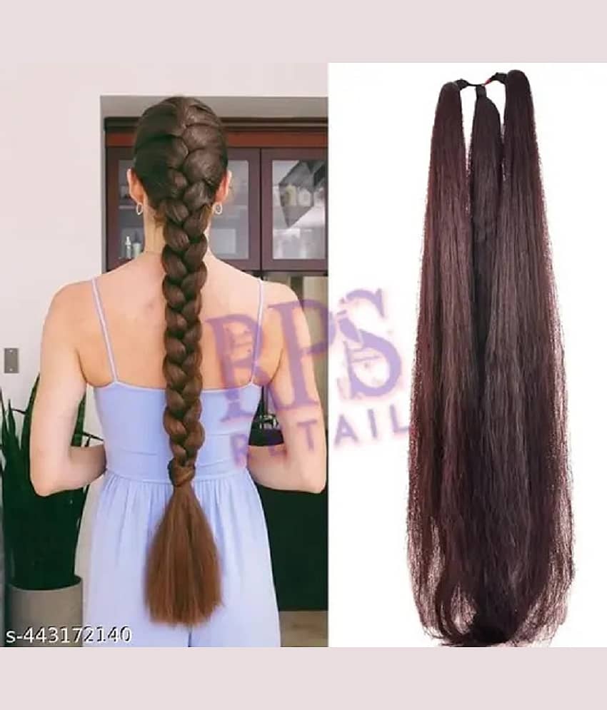 Renu Creation Black Hair Extension ( Pack of 1 )