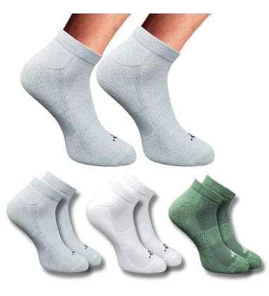 3_Pair Set Unisex Casual Cotton Printed Low Cut Socks (Multicolor)