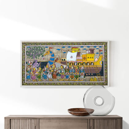 Boita Bandan Patta Tussar Painting Boita Bandan Patta Tussar Painting