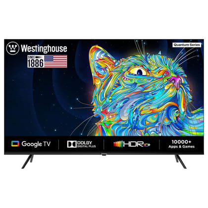 Westinghouse 126 cm (50 inches) Quantum Series 4K Ultra HD LED Google TV WH50GTX30 (Black) Black Westinghouse 126 cm (50 inches) Quantum Series 4K Ultra HD LED Google TV WH50GTX30 (Black) Black