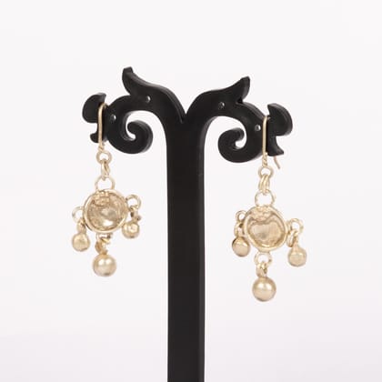 Tribes India Earring Square Ghungroo Pair