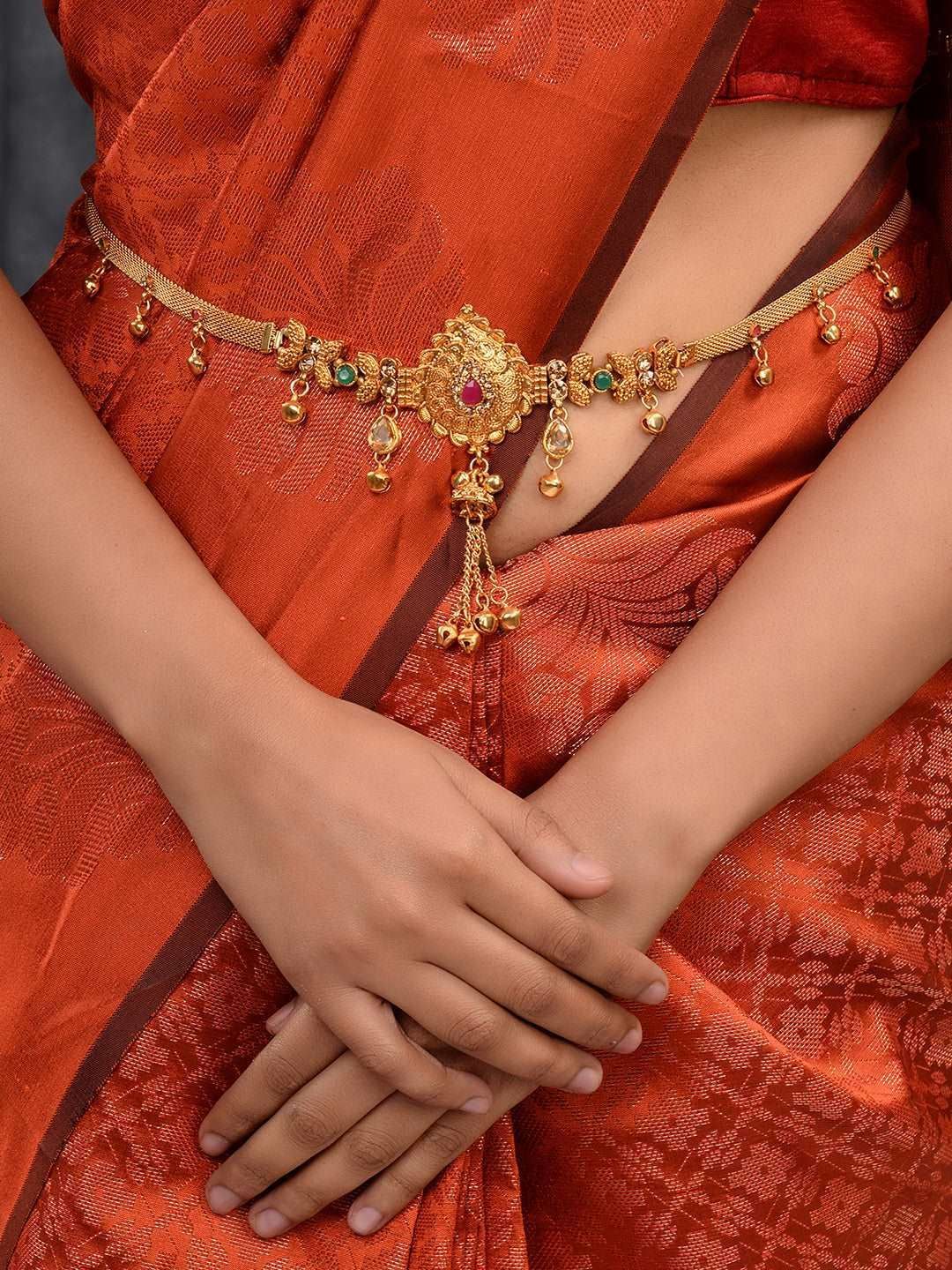 Gold Plated Beaded Kamarbandh