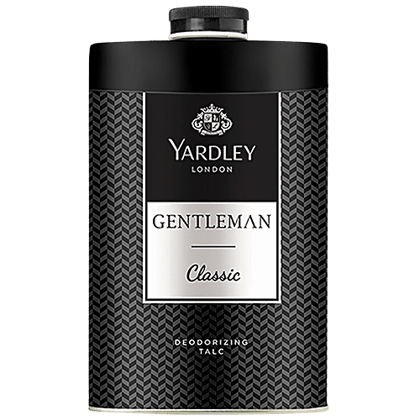 Yardley London Gentleman Classic Deodorizing Talc - Refreshing, 250 g