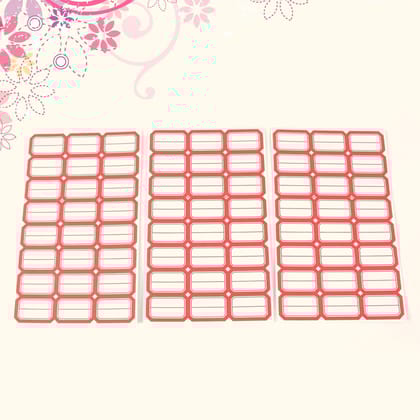Multipurpose Writable Blank Label Sticker Sheets (1 Sheet)