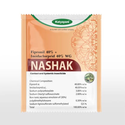 Katyayani Nashak | Fipronil 40% + Imidacloprid 40% WG | Pesticide for White grub Jassids, Thrips