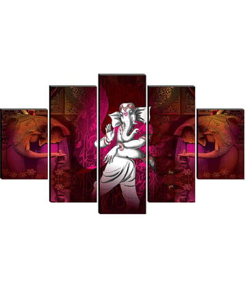 Saf Lord Ganesh Ji Religious Wall Hanging Framed Painting