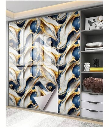 Sekhmet Self-Adhesive Wallpaper Waterproof Old Furniture Vinyl Stickers Wooden Door Wardrobe Desktop PVC Wall Papers(60*200)