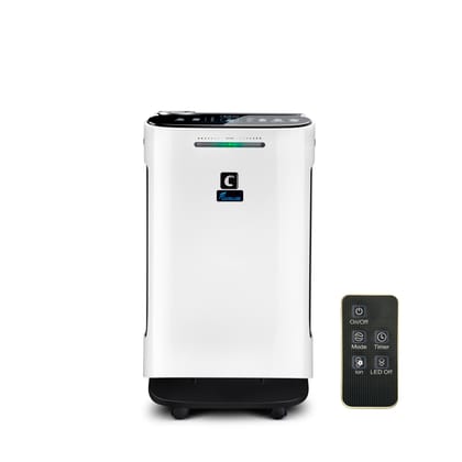 Forus Smart Air Purifier for Home 2 Years Warranty, cover upto 500 Sqft Area, H13 Hepa Filter Life upto 9000 Hrs, Removes 99.99% Virus, Allergens, Dust & PM2.5 Particles, Ideal for Bedrooms, Offices-White