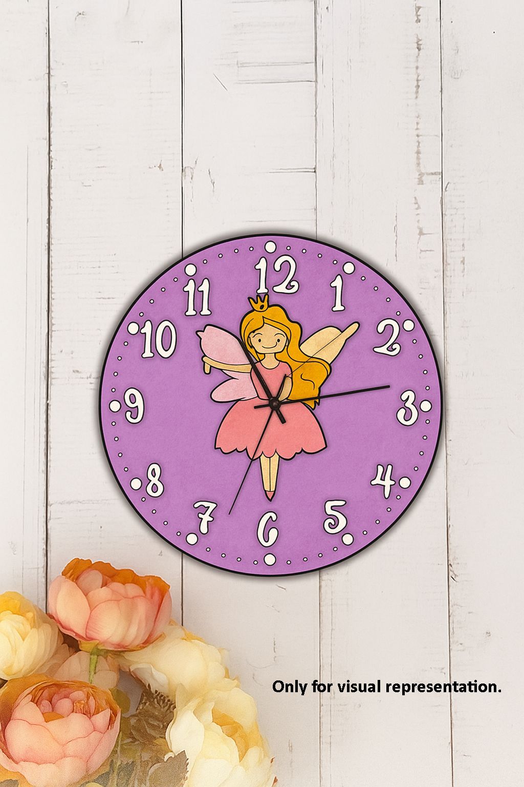 Dbeautify's DIY Fairy Princess Wall Clock for Kids