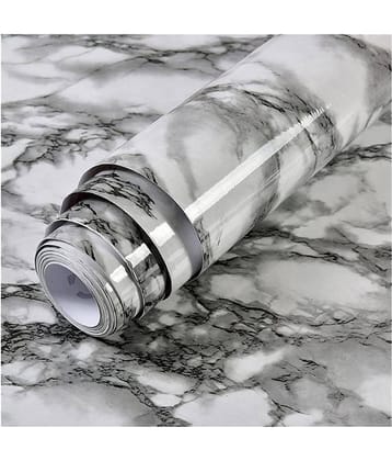 Geeo Premium White Marble Design Wallpaper 60cm x 2m (Pack of 1)