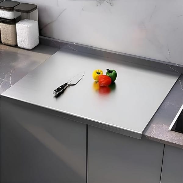 Wholesale Item - COUNTER TOP STAINLESS STEEL CHOPPING BOARD - MOQ 7 Pieces
