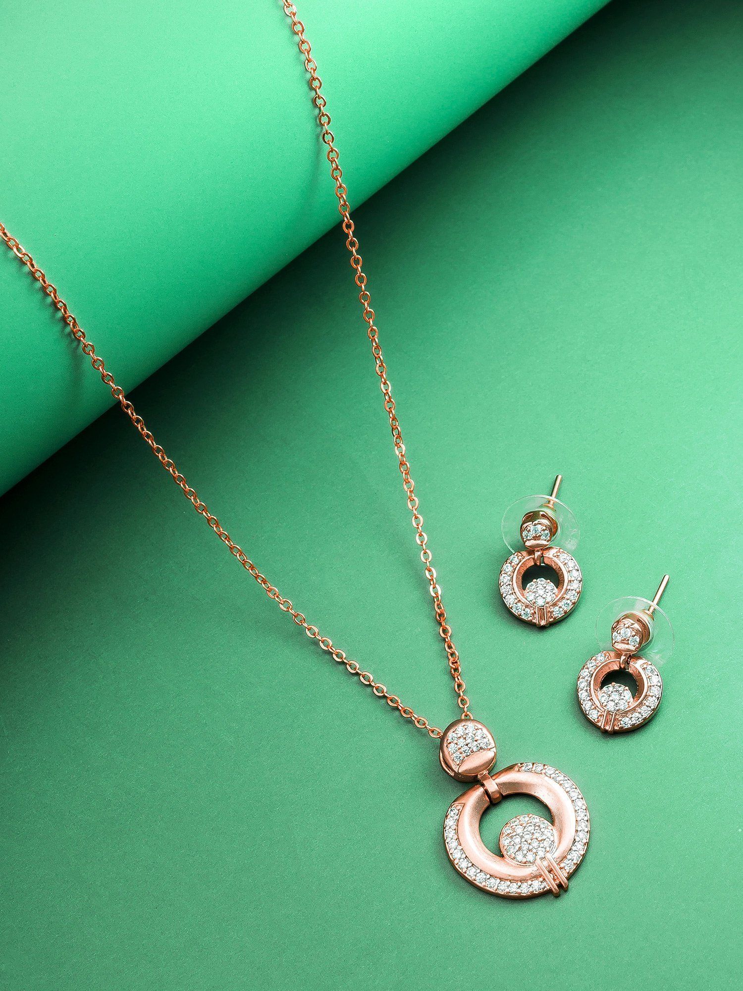 Morison Luxury Rose Gold Pendant Set Stunning and Refined