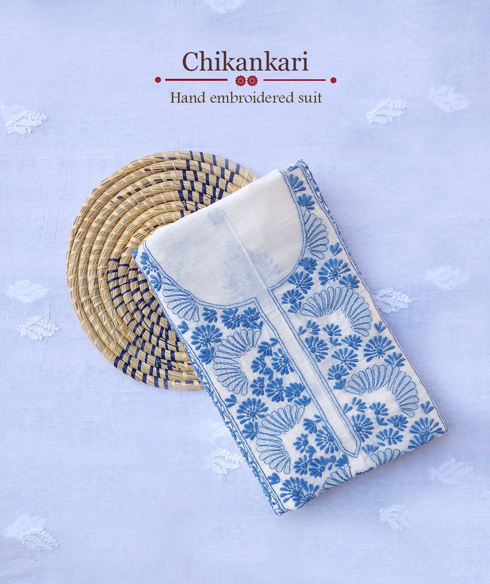 Chanderi  2 piece Suit Top and Dupatta