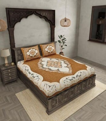 Royal Bliss 240TC Cotton Double Bedsheet