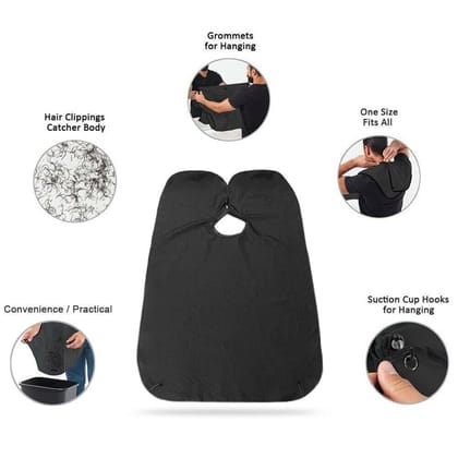 DHRUVINSRI Beard Grooming Apron- BUY1 GET 1 FREE – 2 PCS Set