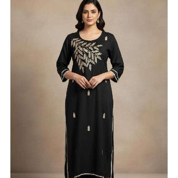Premium Cotton Full Length Kurti for Everyday Wear