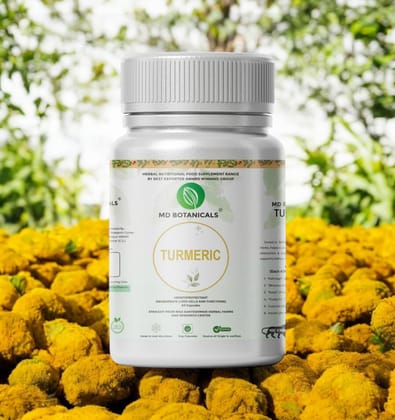 MD Botanicals Turmeric Capsules (60 Veg Capsules) | Strong anti-inflammatory | Enhances Skin, Bone, and Joint Health MD Botanicals Turmeric Capsules (60 Veg Capsules) | Strong anti-inflammatory | Enhances Skin, Bone, and Joint Health