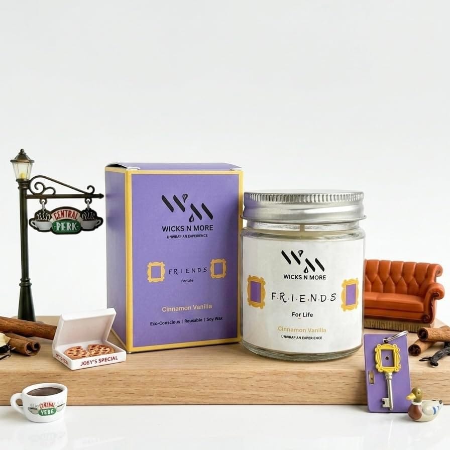 Wicks N More Scented Soy Candle for Home Decoartion | 100 ml