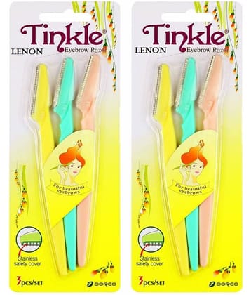 Lenon Beauty Tinkle Manual Razor 1 Blade 6 Pcs Pack of 2